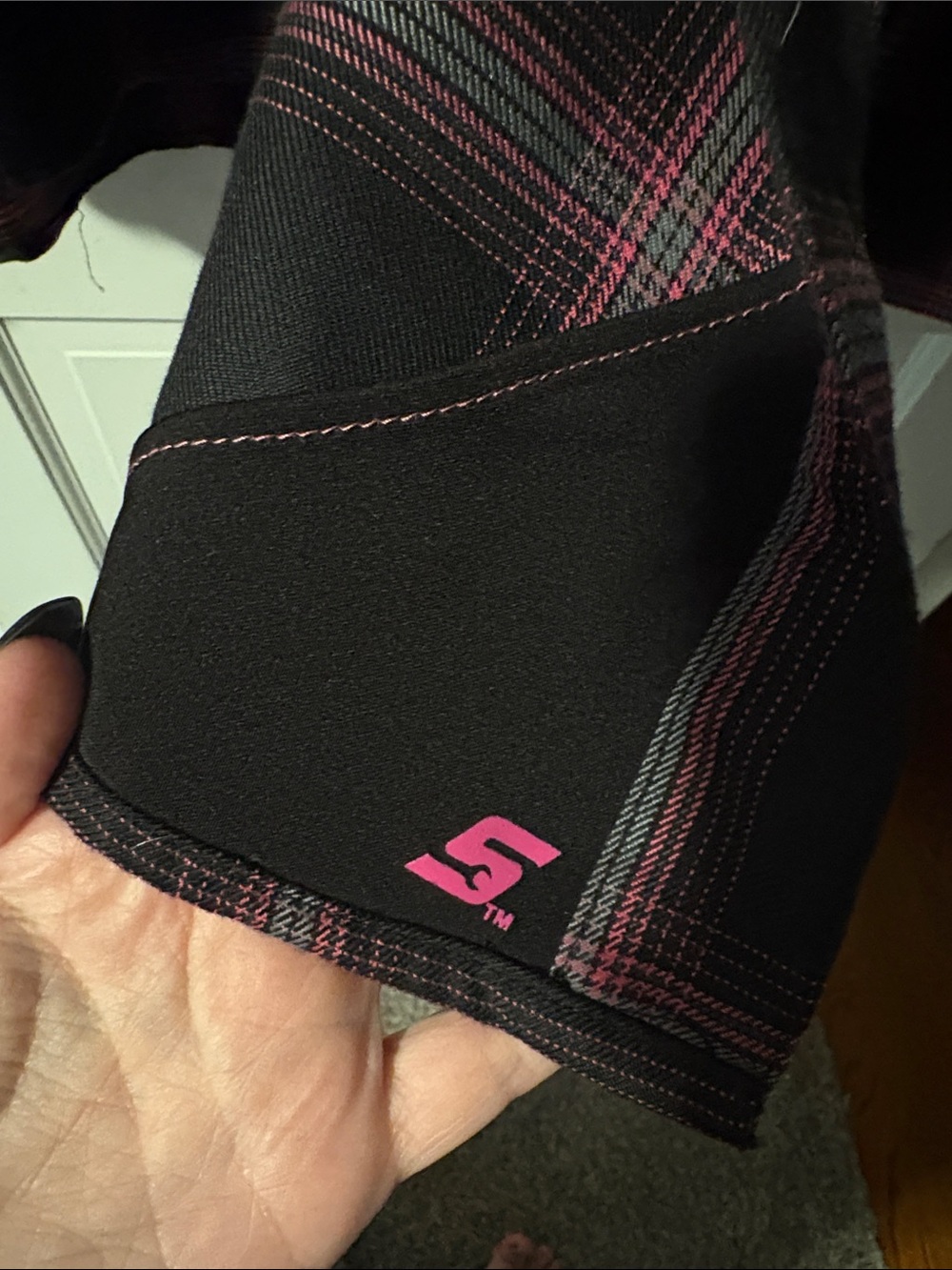 Dixxon Black & Pink Plaid Men's Button-Up Shirt - Picture 4 of 4